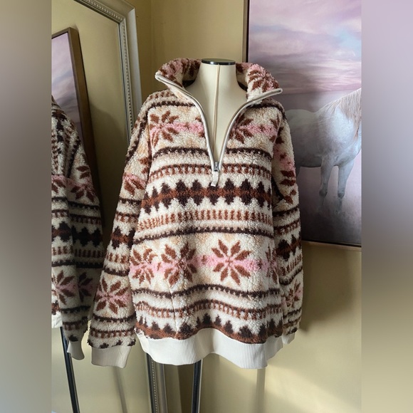 Aerie 1/4 zip sweatshirt - Picture 1 of 2